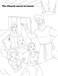 The Church meets in Secret