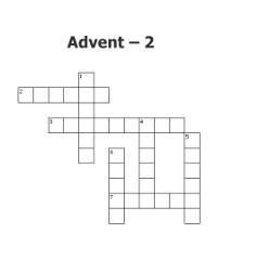 Advent Cross Word - 2