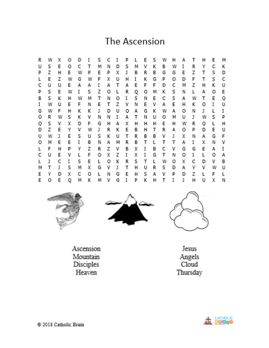 The Ascension - Word Find
