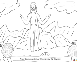 Jesus Commands the Disciples to Baptize
