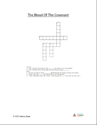 The Blood of the Covenant - Crossword