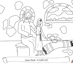 Jesus Heals a Little Girl