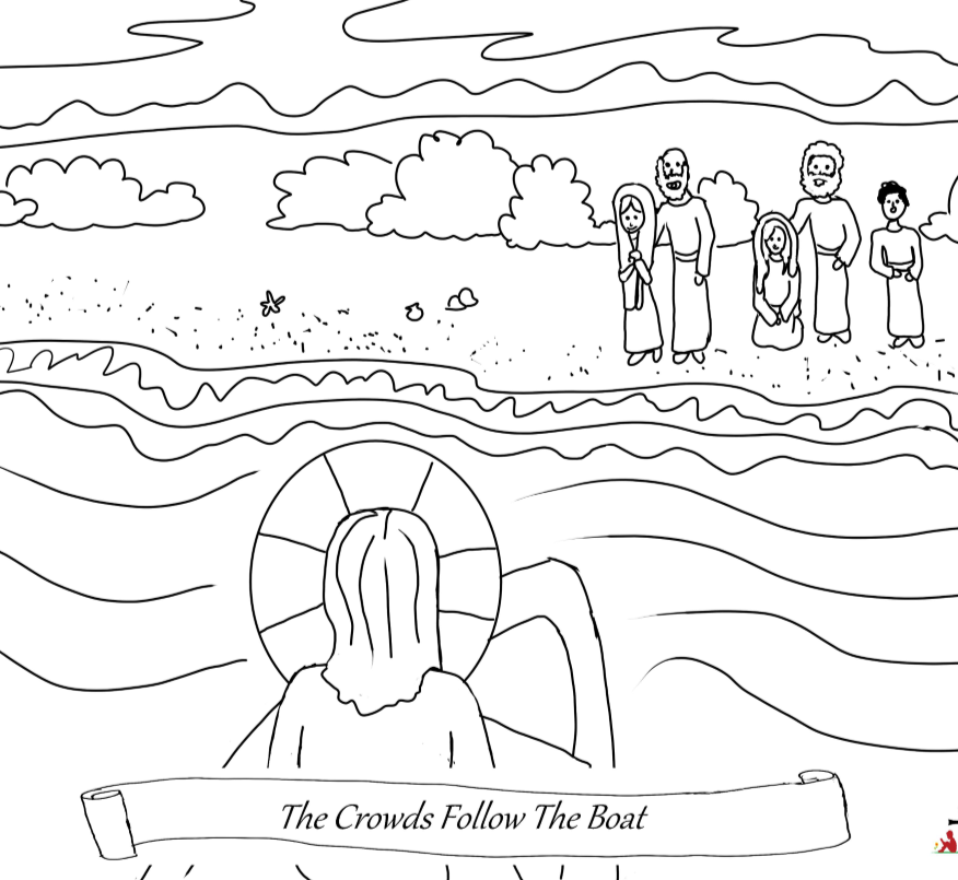 The Crowds Follow the Boat