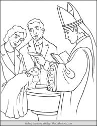 Bishop Baptizing