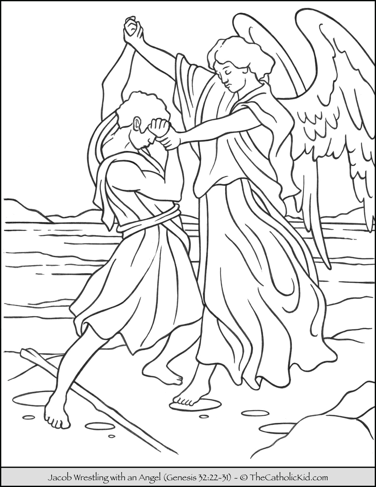 Jacob Wrestles an Angel