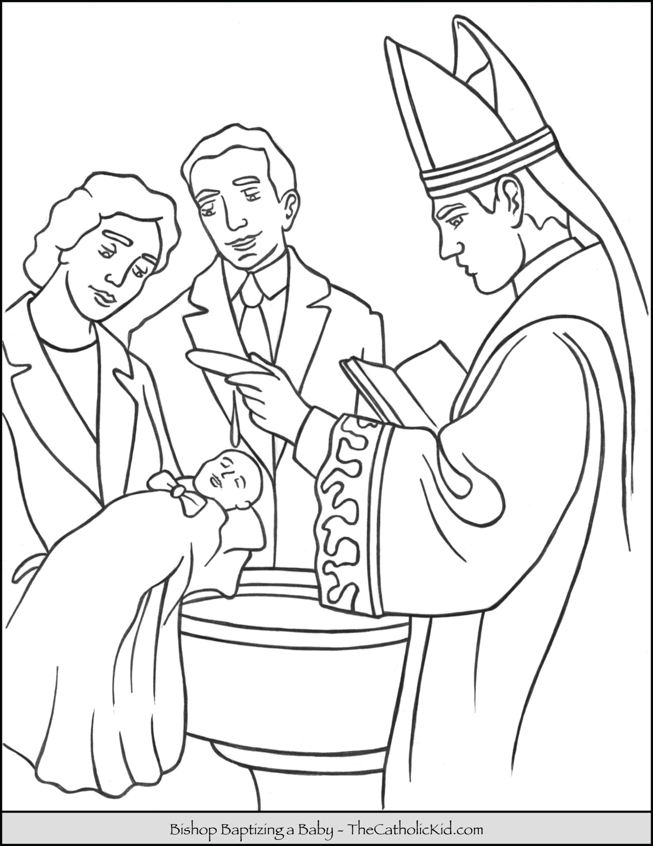 Bishop Baptizing