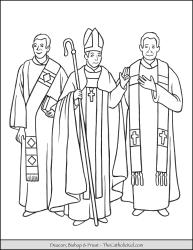 Deacon, Priest, Bishop
