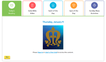 Daily & Weekly Faith Activities