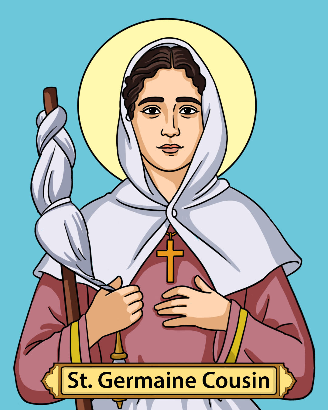 Saint Germaine Cousin, Feast Day June 15
