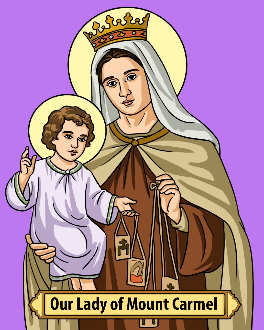 Our Lady of Mount Carmel, Feast Day July 16