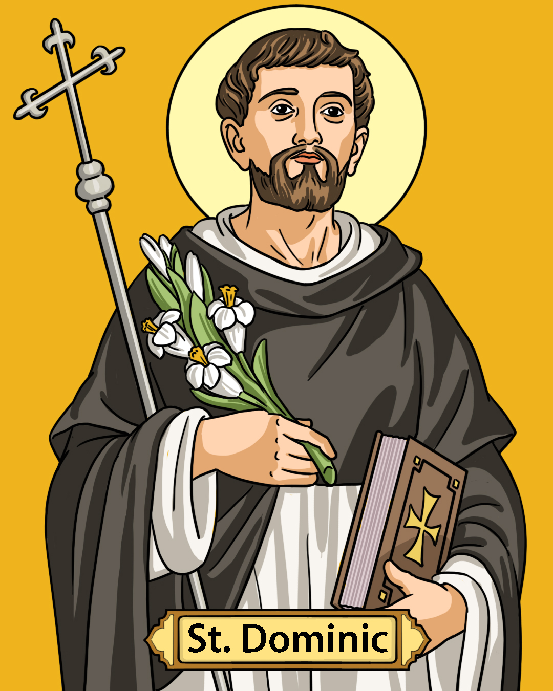 Saint Dominic, Feast Day August 8 - CatholicBrain.com