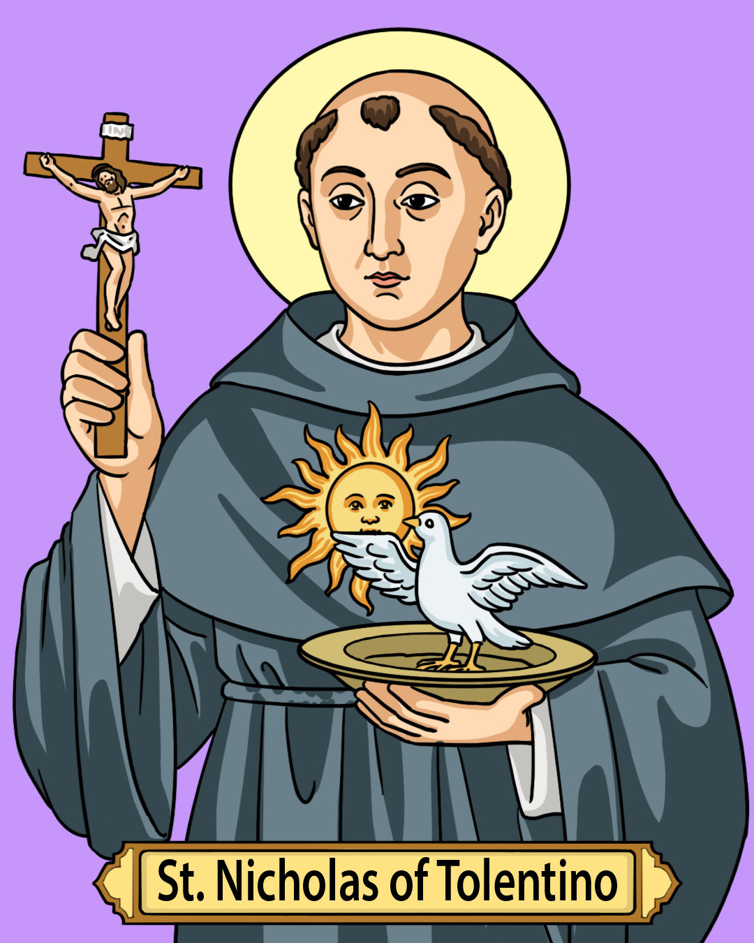Nicholas September Saint Nicholas of Tolentino, Feast Day September 10 - CatholicBrain.com