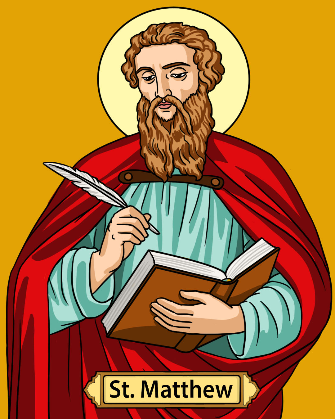 Saint Matthew, Feast Day September 21 - CatholicBrain.com