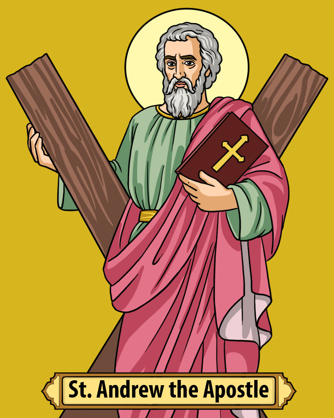 Saint Andrew the Apostle, Feast Day November 30 - CatholicBrain.com